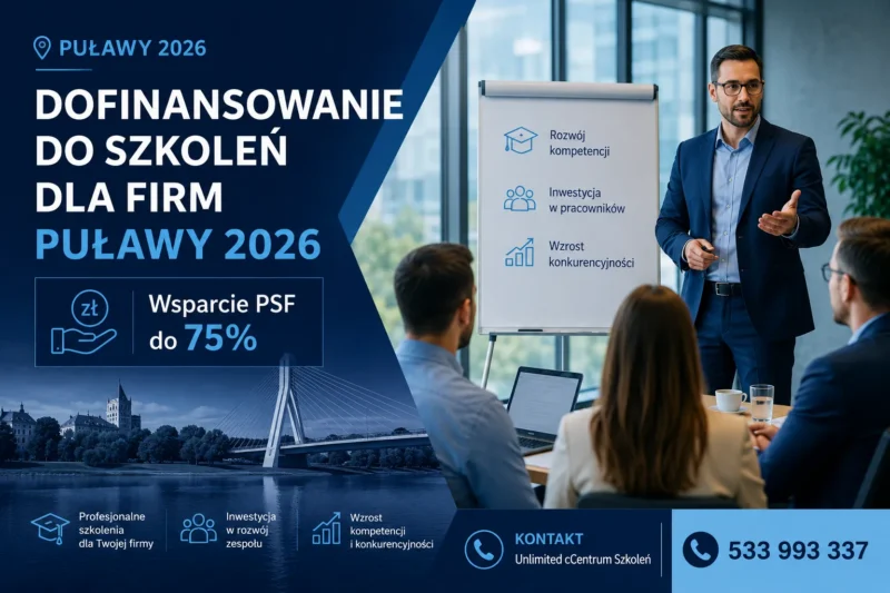 Szkolenia biznesowe z dofinansowaniem Puławy dla firm – uczestnicy warsztatów i spotkania biznesowego